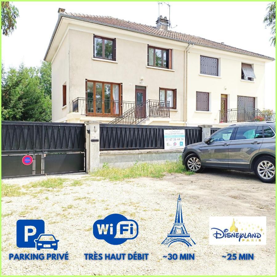 Qhome 3 - Duplex Cosy Entre Paris Et Disney - Parking Prive Villiers-sur-Marne Exterior foto